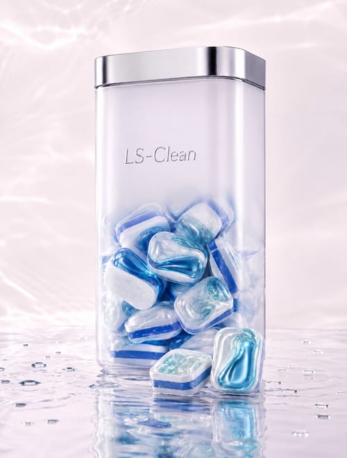 LS-Clean Crystal Pods — таблетки для посудомоечной машины с эффектом сияющей чистоты — фото 2