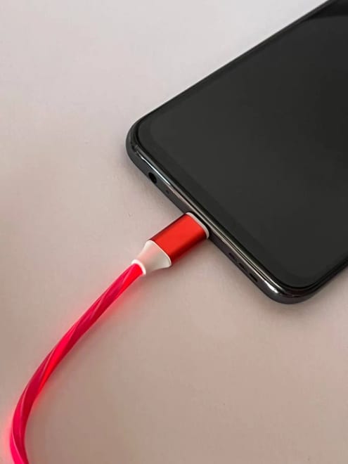 Кабель светящийся для телефона USB Type-C — фото 6