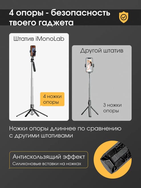Штатив для телефона 9 в 1 + обучение в подарок — фото 6