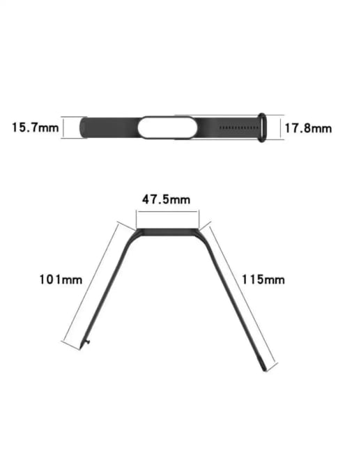 Ремешок для Xiaomi mi band 5 / mi band 6 / mi band 7 — фото 4