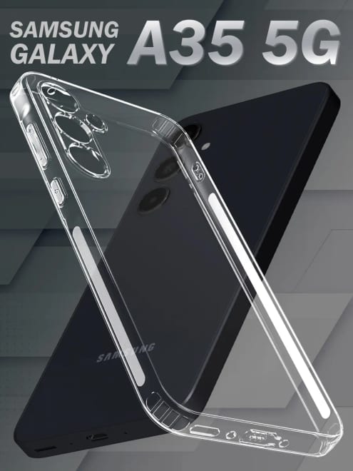 Защитный чехол на Samsung A35 5G силиконовый