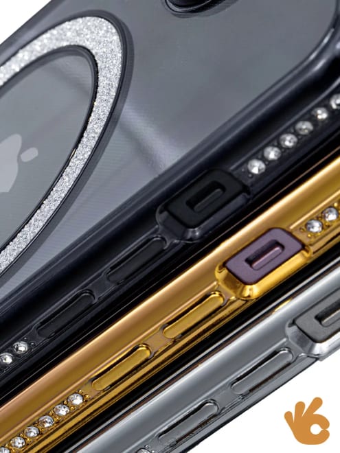 Чехол на Samsung Galaxy A16 MagSafe со стразами — фото 4