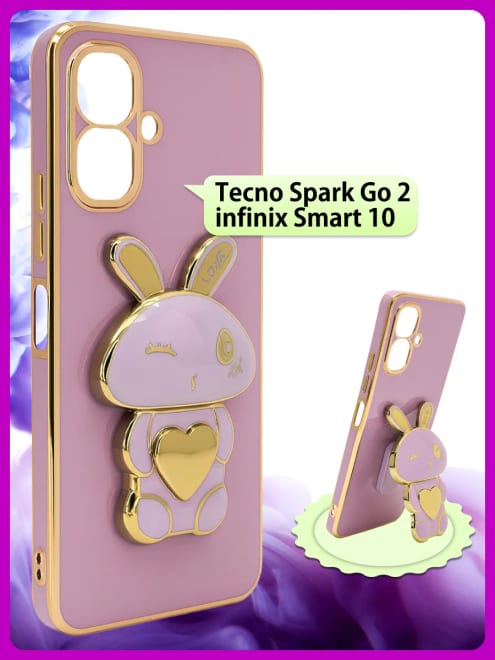 Набор чехлы с попсокет на Tecno Spark Go 2, Infinix Smart 10 — фото 4