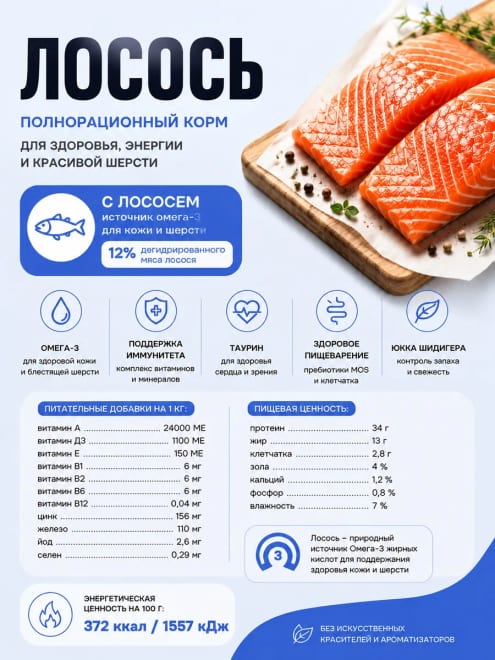 Сухой корм для стерилизованных кошек рыба — фото 2